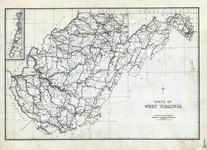 West Virginia State Map, West Virginia State Atlas 1933